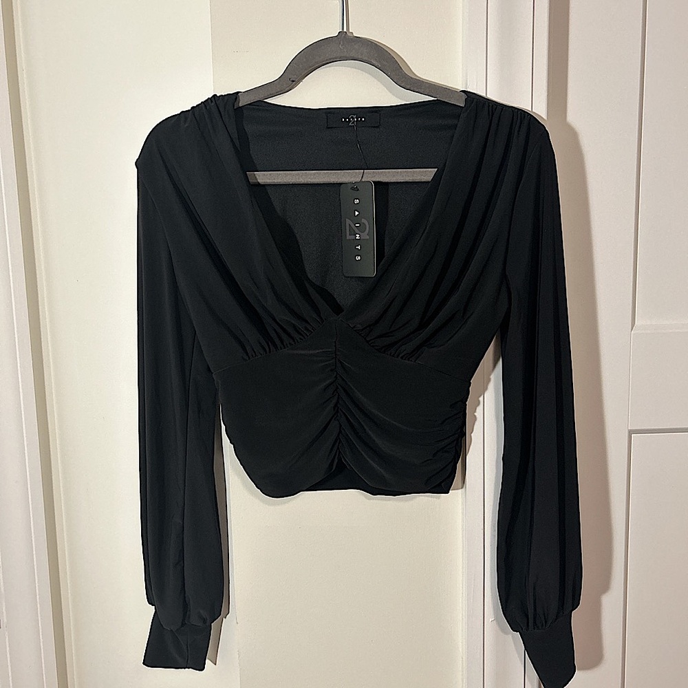 Black long sleeve top - 21 Saints - Size M - Brand New with Tags